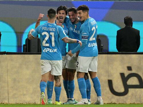 Il Napoli batte 3-0 la Fiorentina e vola in finale di Supercoppa Italiana