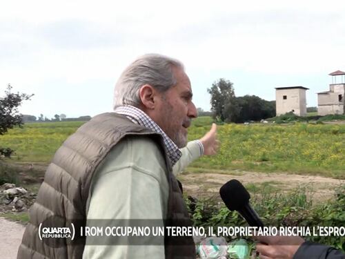 I rom gli occupano il terreno. E ora l'imprenditore rischia l'esproprio