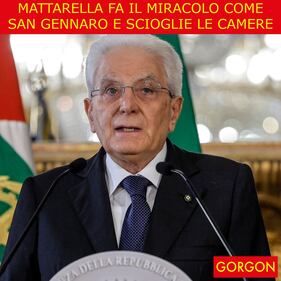 Ecco la satira del giorno. Il miracolo di Mattarella 1