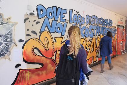 Milano, scontri all'Università Statale 14