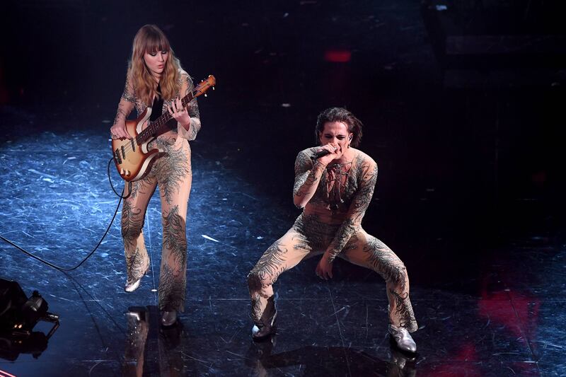 I Maneskin vincono il festival di Sanremo 8