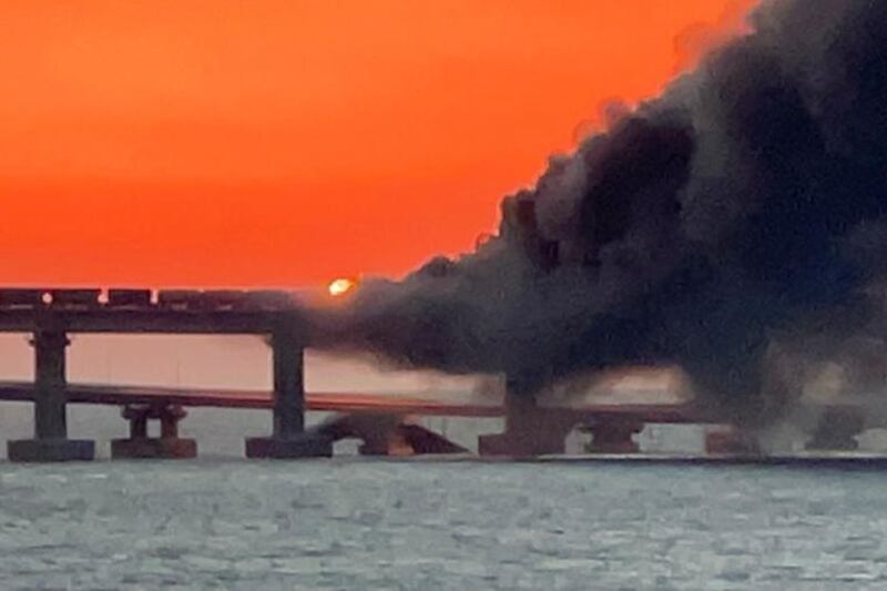Il sabotaggio del ponte Kerch in Crimea 10
