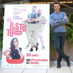 Luca Argentero con il cast del film "Al posto tuo" 9