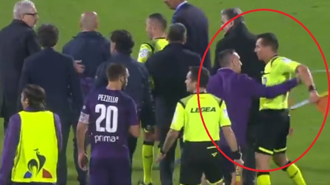 Fiorentina, Ribery spintona guardalinee: rischia maxi squalifica
