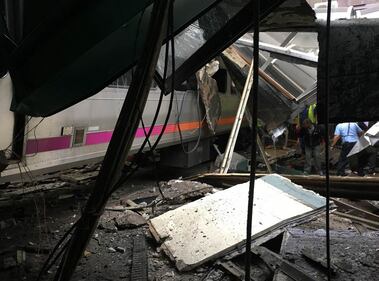Treno deragliato in New Jersey 1
