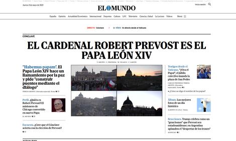 L'annuncio dell'elezione del Papa sui giornali stranieri 1