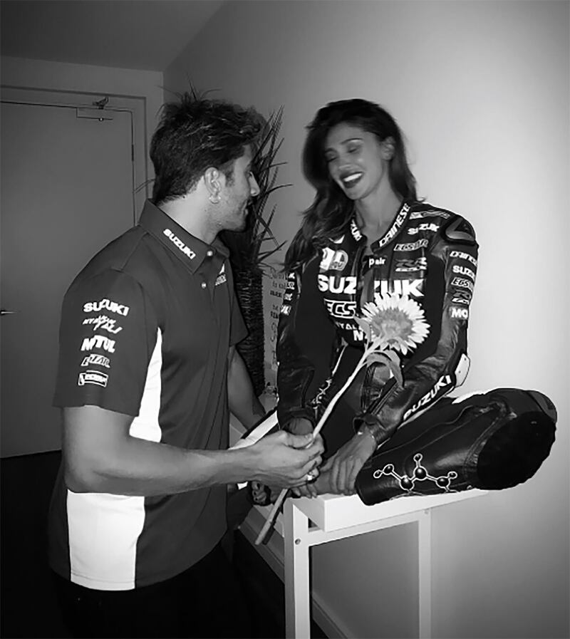 Andrea Iannone e Belen Rodriguez, le foto più belle 2