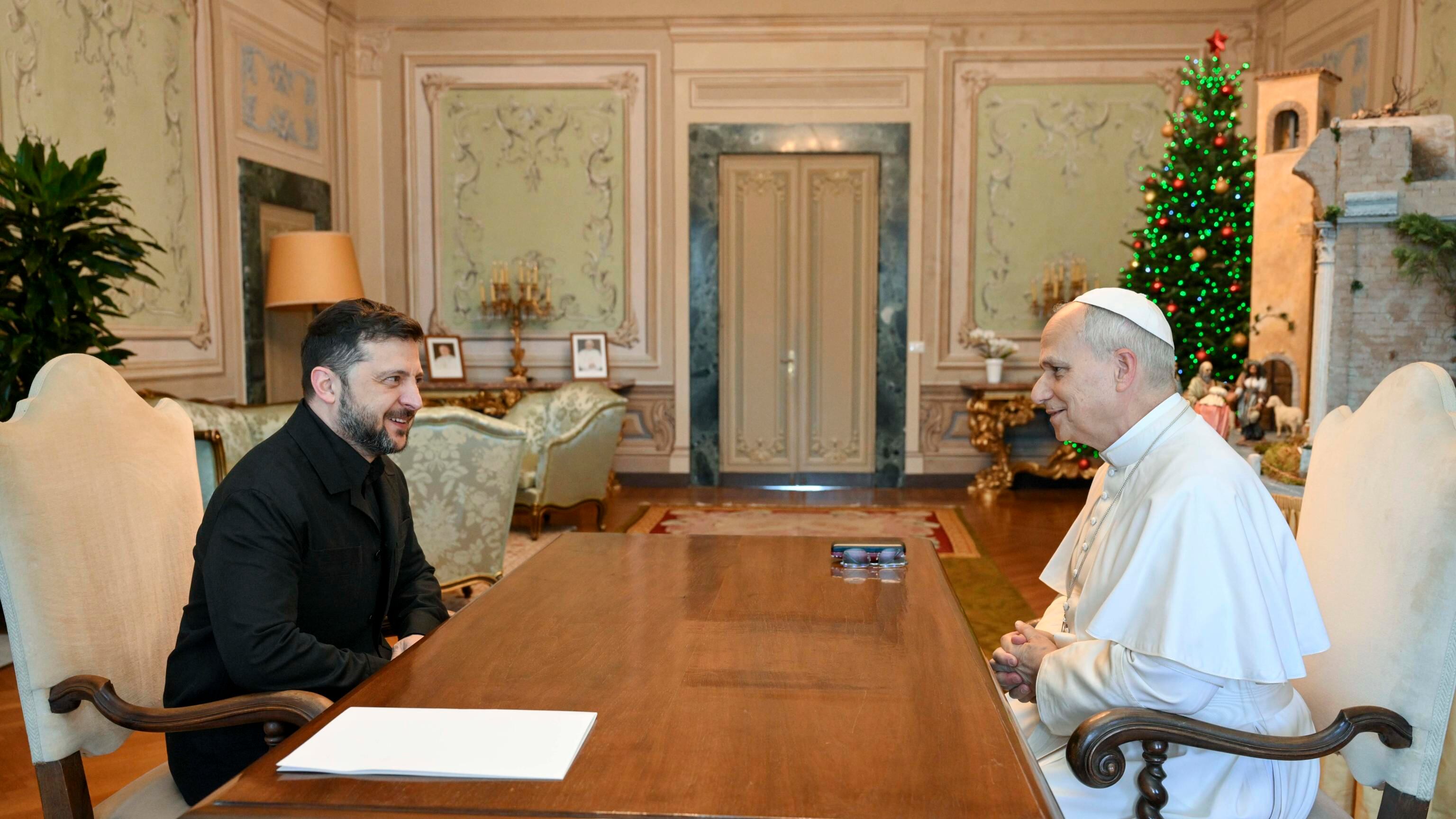 Volodymyr dal Papa: "Non realistica l'intesa senza l'Europa"