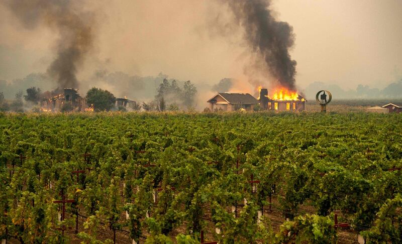 Inferno di fuoco in California 3