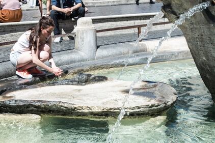 Caldo rovente a Milano e Roma: foto 7