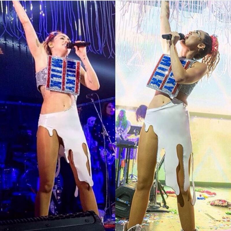 Miley Cyrus sempre più sexy in tour 2