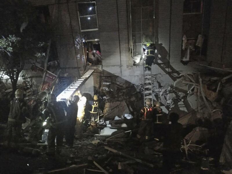 Terremoto a Taiwan, edifici crollati 6