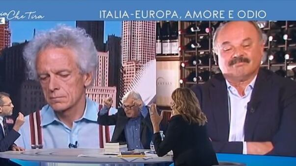Sgarbi replica a Formigli: "Non sono affatto europeo, io sono un italiano"