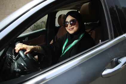 Donne alla guida in Arabia Saudita 2