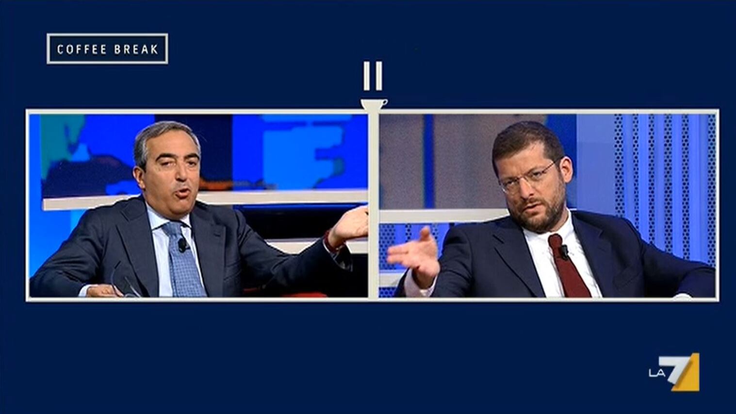 "Fascista", "Lacchè". Quegli attacchi tra Romano e Gasparri in tv
