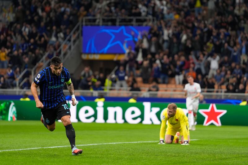 Inter Slavia Praga Lautaro gol