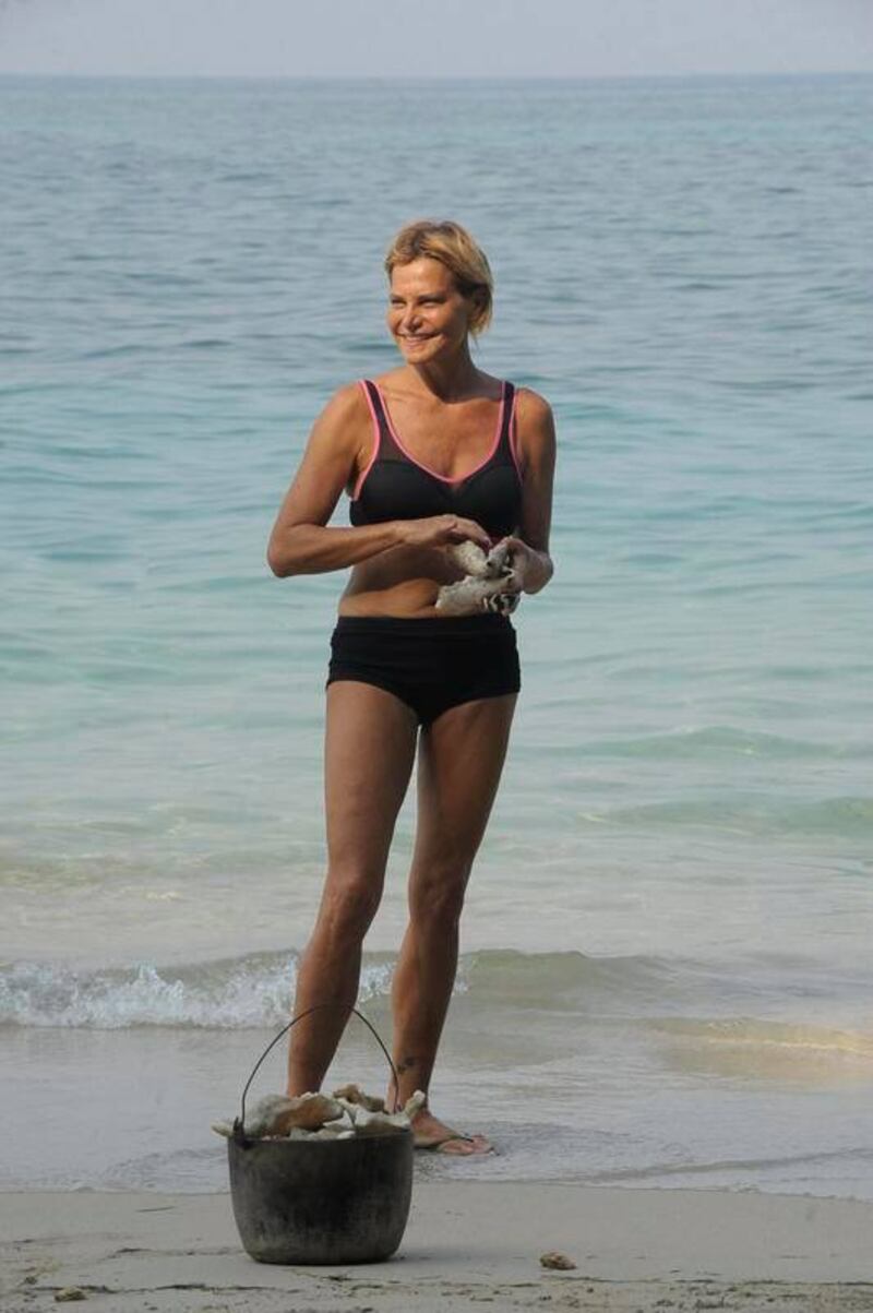 Simona Ventura naufraga solitaria 18