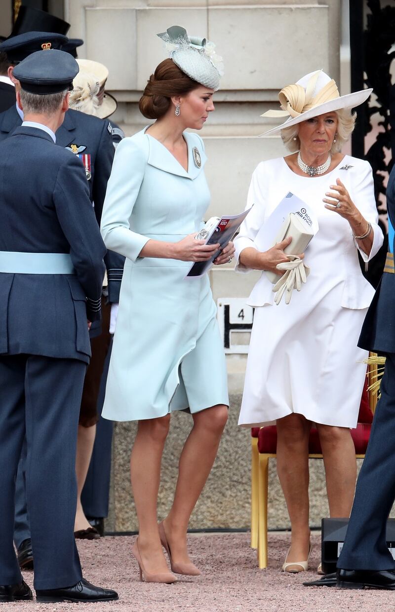 Meghan Markle e Kate Middleton al centenario del Raf 7