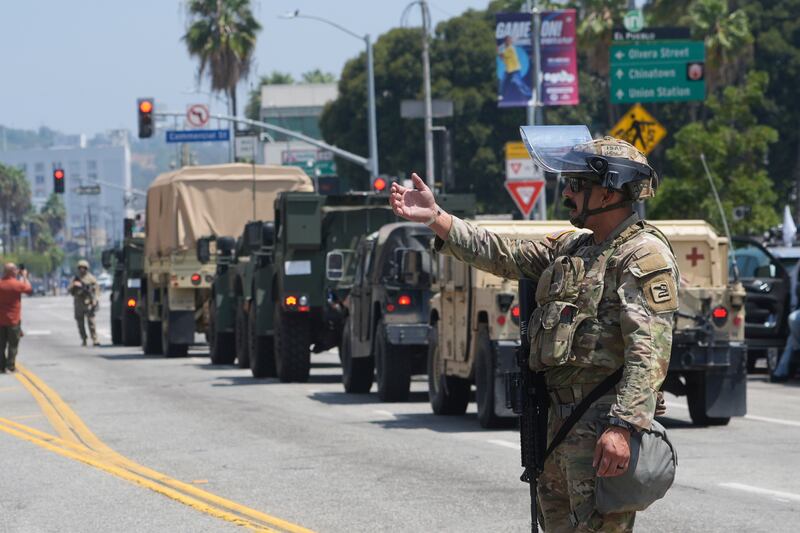 Proteste e scontri a Los Angeles 8