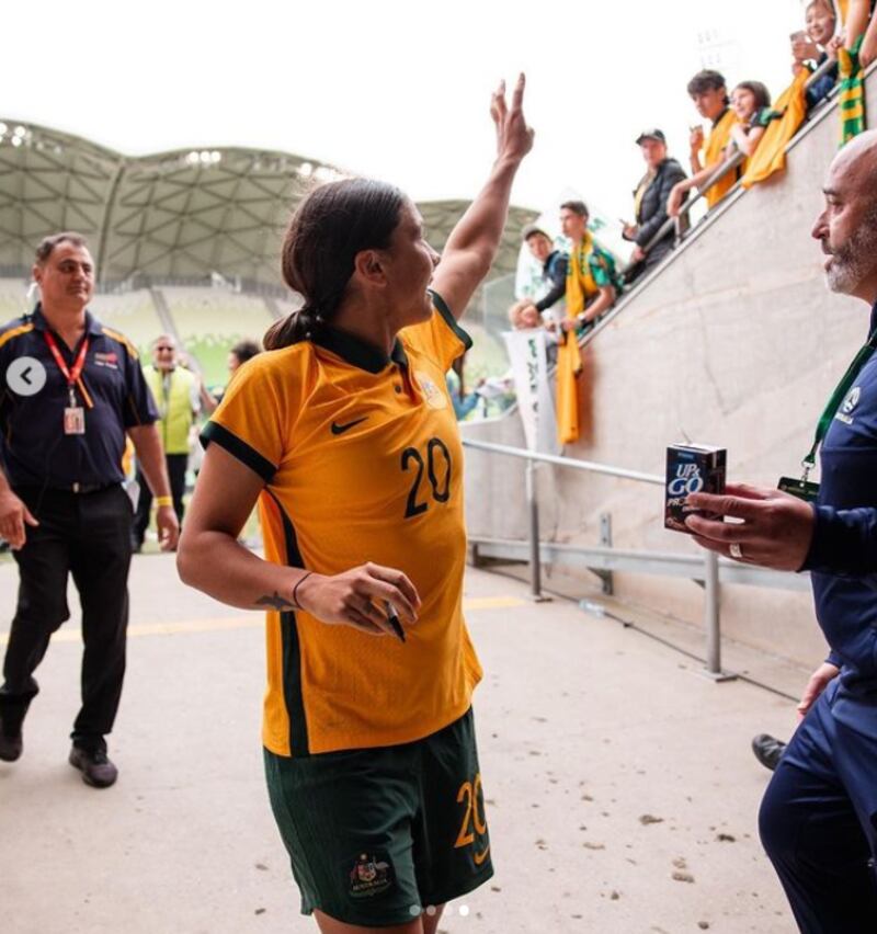 Sam Kerr, idolo e perno delle Matildas (via Fifa)