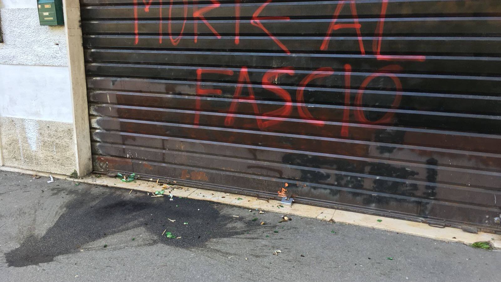 Un'altra bomba su CasaPound: "Morte al fascista"