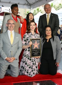 Anne Hathaway Honored e la stella sulla Walk of Fame 4