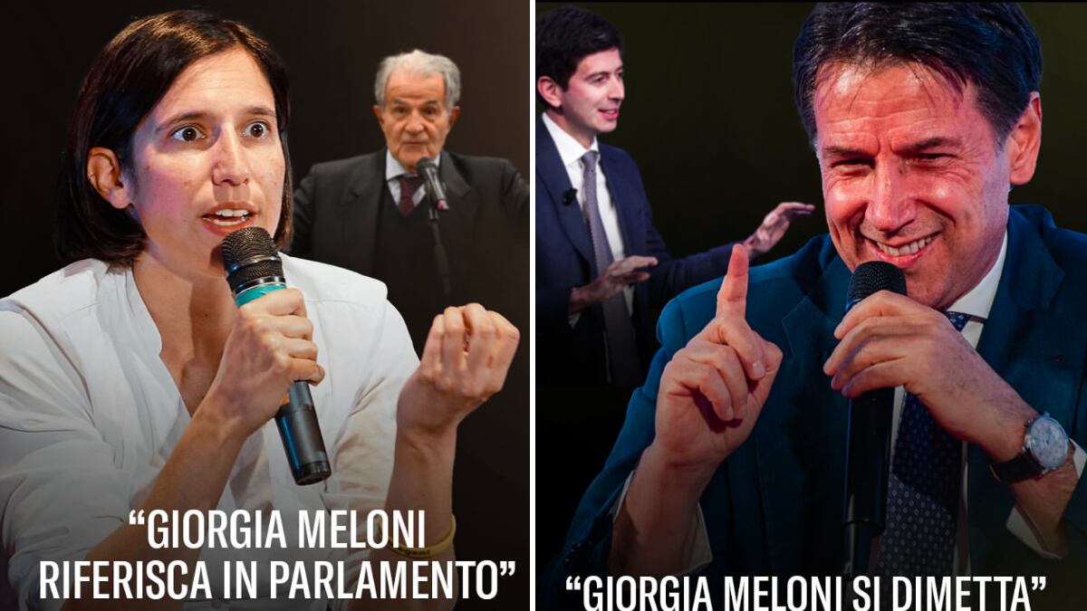 Schlein, Prodi e Conte: il "festival dell'opposizione anti-italiana" secondo FdI