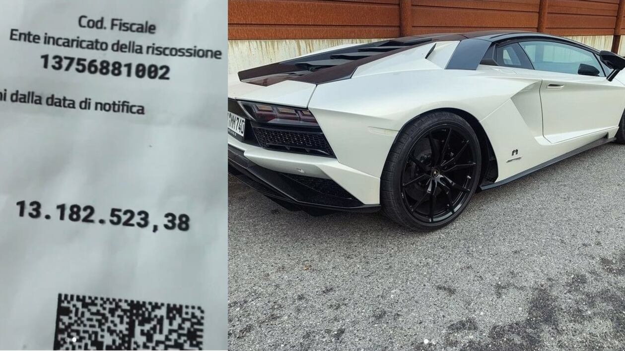 Lamborghini lucidata con le cartelle esattoriali: bufera sull'imprenditore