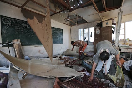 Scuola Onu colpita in un campo rifugiati a Gaza 8