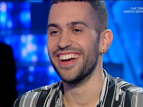 Mahmood, sorpresa ed emozione a Domenica In