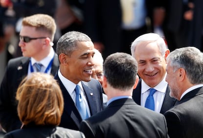 Obama arriva in Israele 5