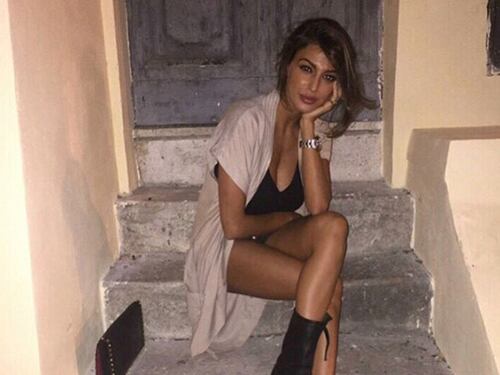 Serata hot per Cristina Buccino