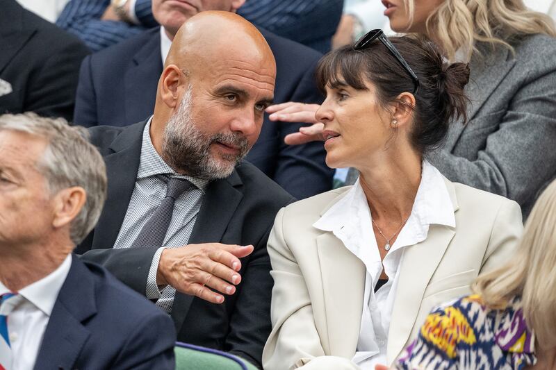 Pep Guardiola e Cristina Serra, le foto più belle 2