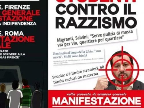 "Salvini assassino": tre studenti denunciati per vilipendio