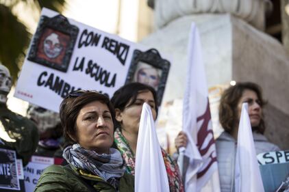 Studenti e prof dicono no alla "buona scuola" 7