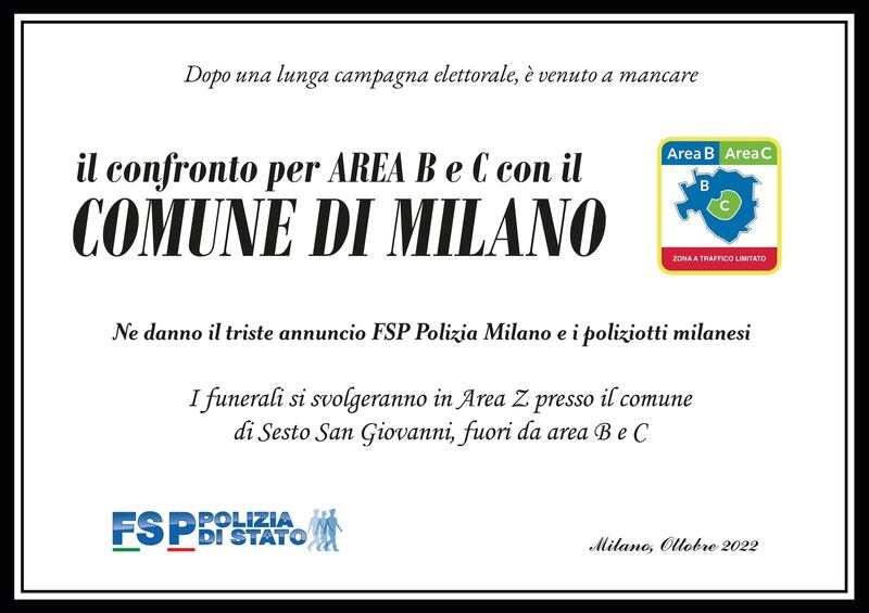 Necrologio Polizia Area B