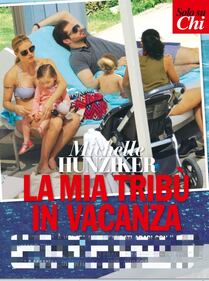 Michelle Hunziker, vacanza in famiglia 2