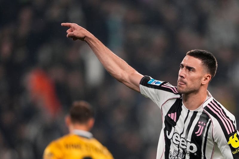 Juventus Udinese Vlahovic celebrazione