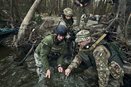 Le truppe da sbarco ucraine nella zona del Dnepr 3