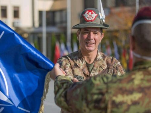 Franco Federici è il nuovo comandante della missione Kfor
