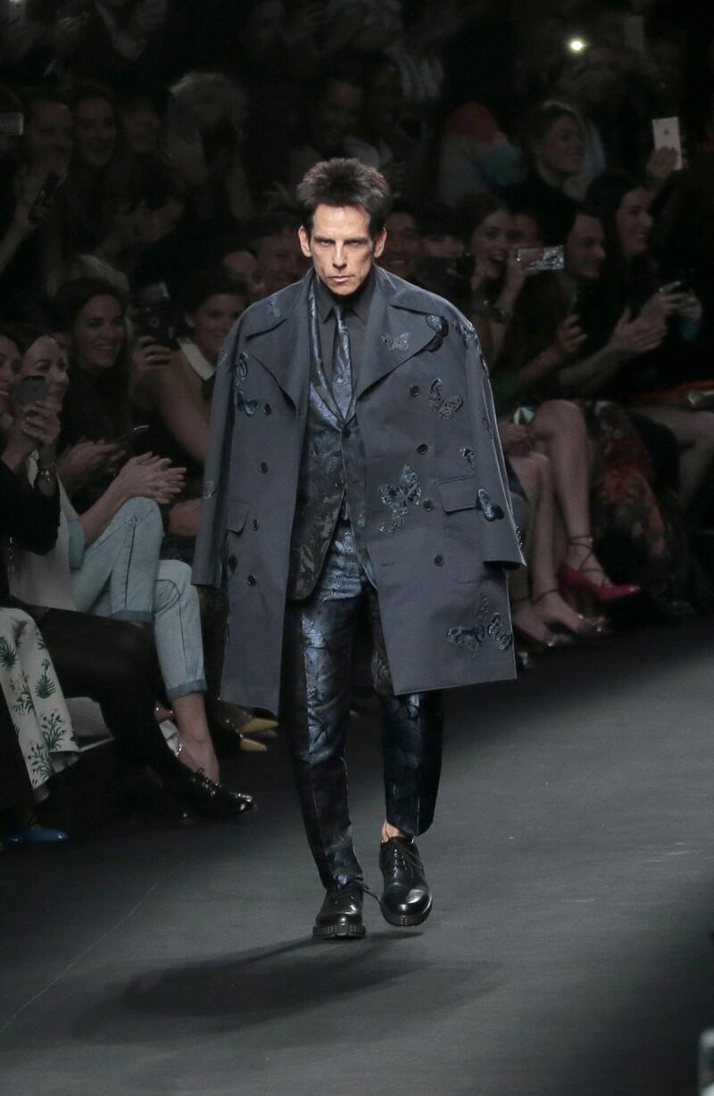 Zoolander sfila sulla passerella di Valentino 5