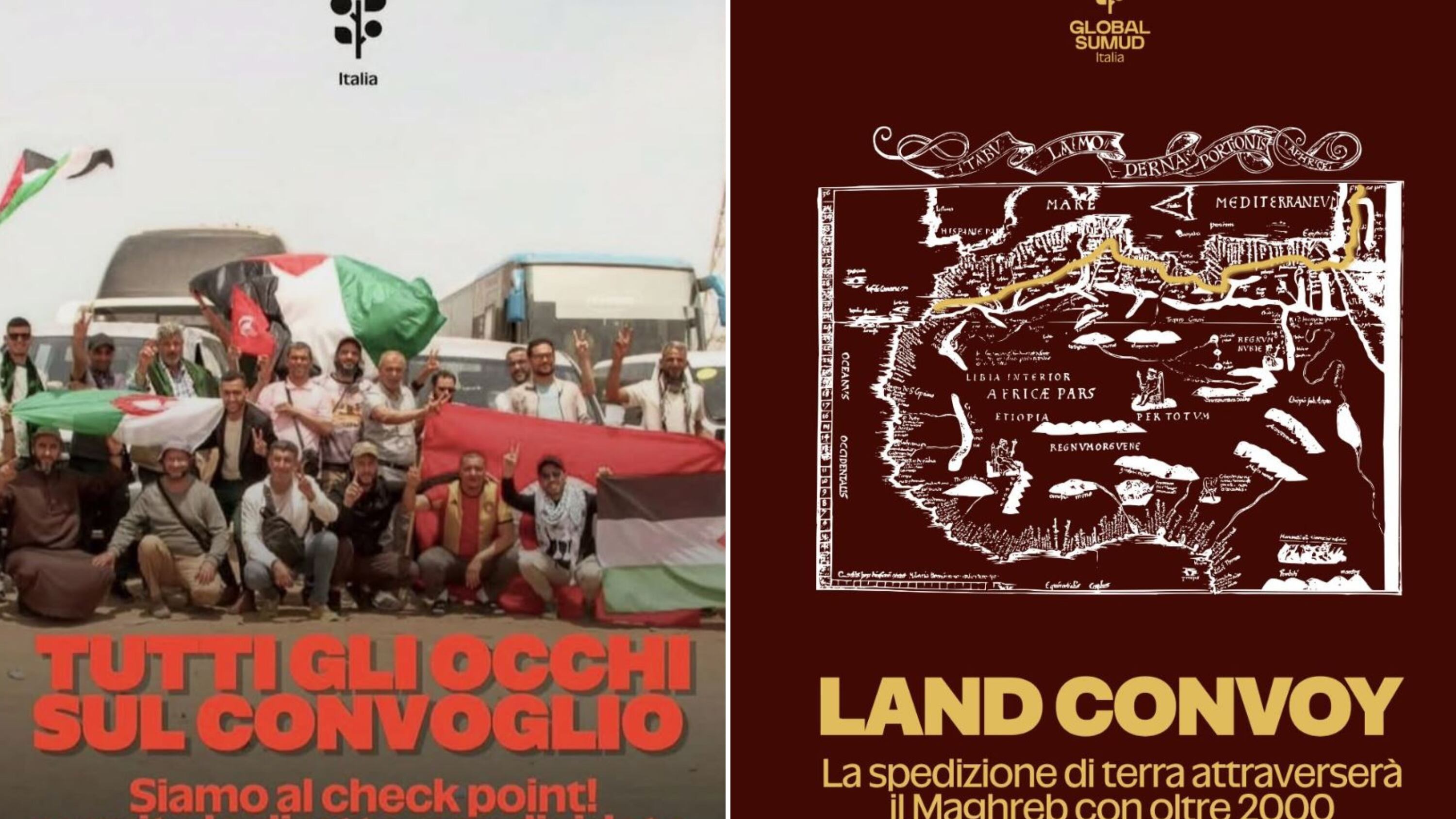 Fermata anche la Flotilla via terra. Arrestati due italiani a Sirte, si attiva la Farnesina