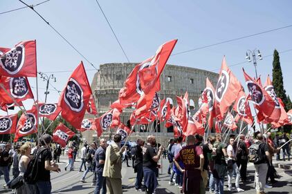 Il corteo di CasaPound a Roma 10