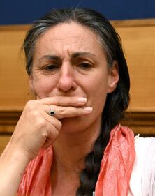 I Trevallion a Montecitorio mostrano la lettera della figlia più grande - FOTO 5