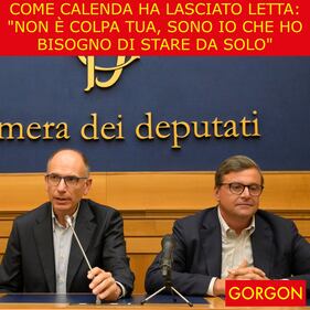 Ecco la satira del giorno. Come Calenda ha lasciato Letta 1
