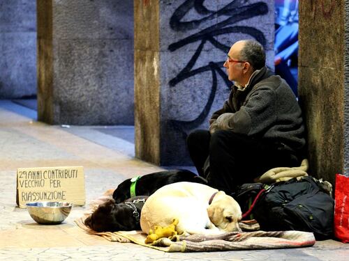 In Italia boom di poveri. Sono 5 milioni: +182%