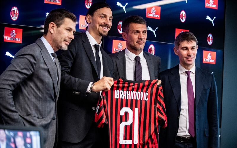 Ibrahimovic superstar: gli scatti del fuoriclasse di Malmo durante la presentazione 5