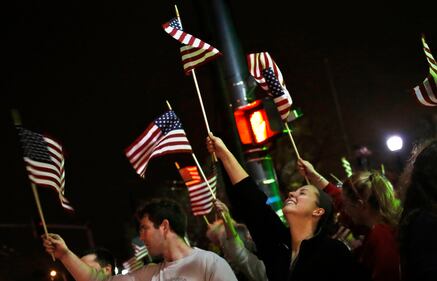 Boston, annuncio della cattura e festeggiamenti 2