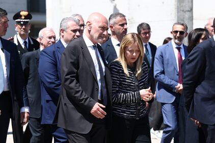 L'arrivo di Meloni e Mattarella a Modena 7