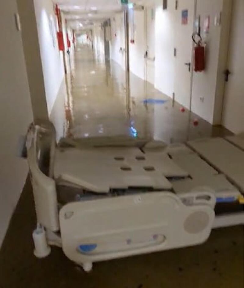 allagamento ospedale Prato